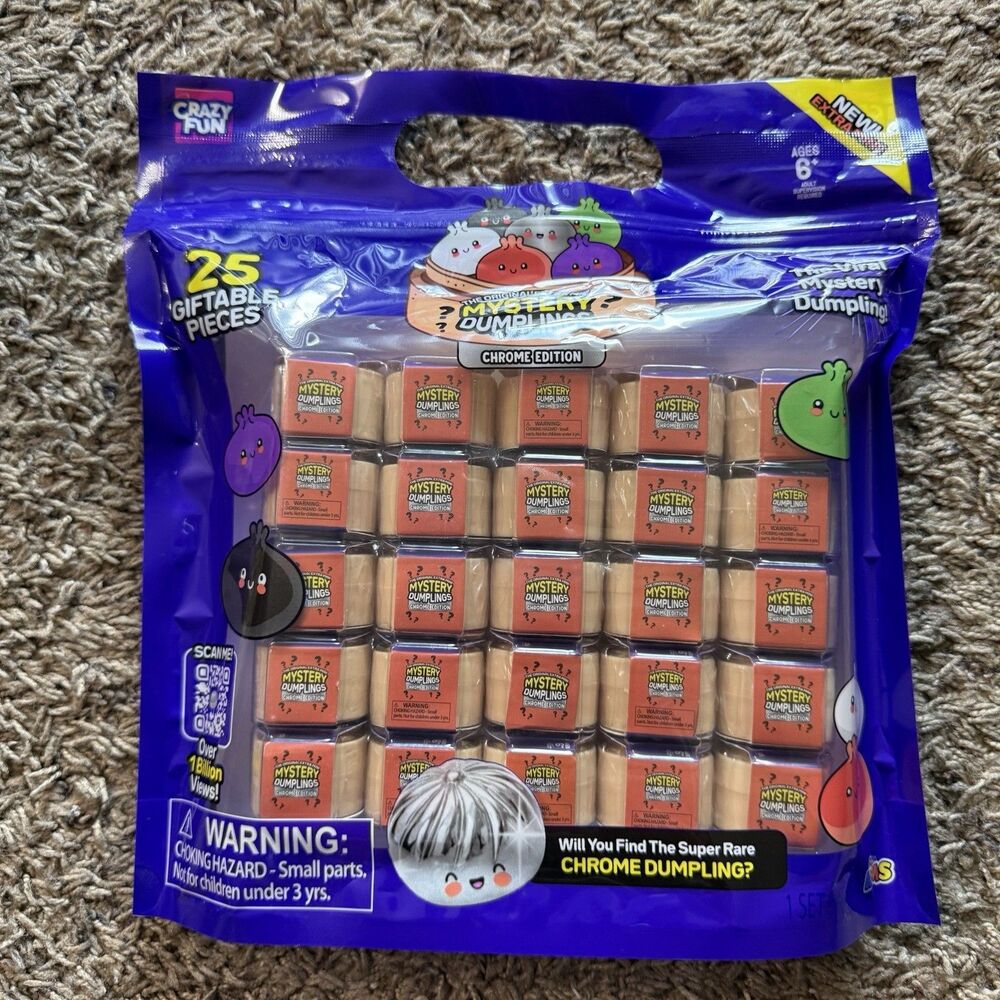 RMS - Crazy Fun Extra Mini Mystery Dumpling Chrome Edition Set FACTORY SEALED 🔥